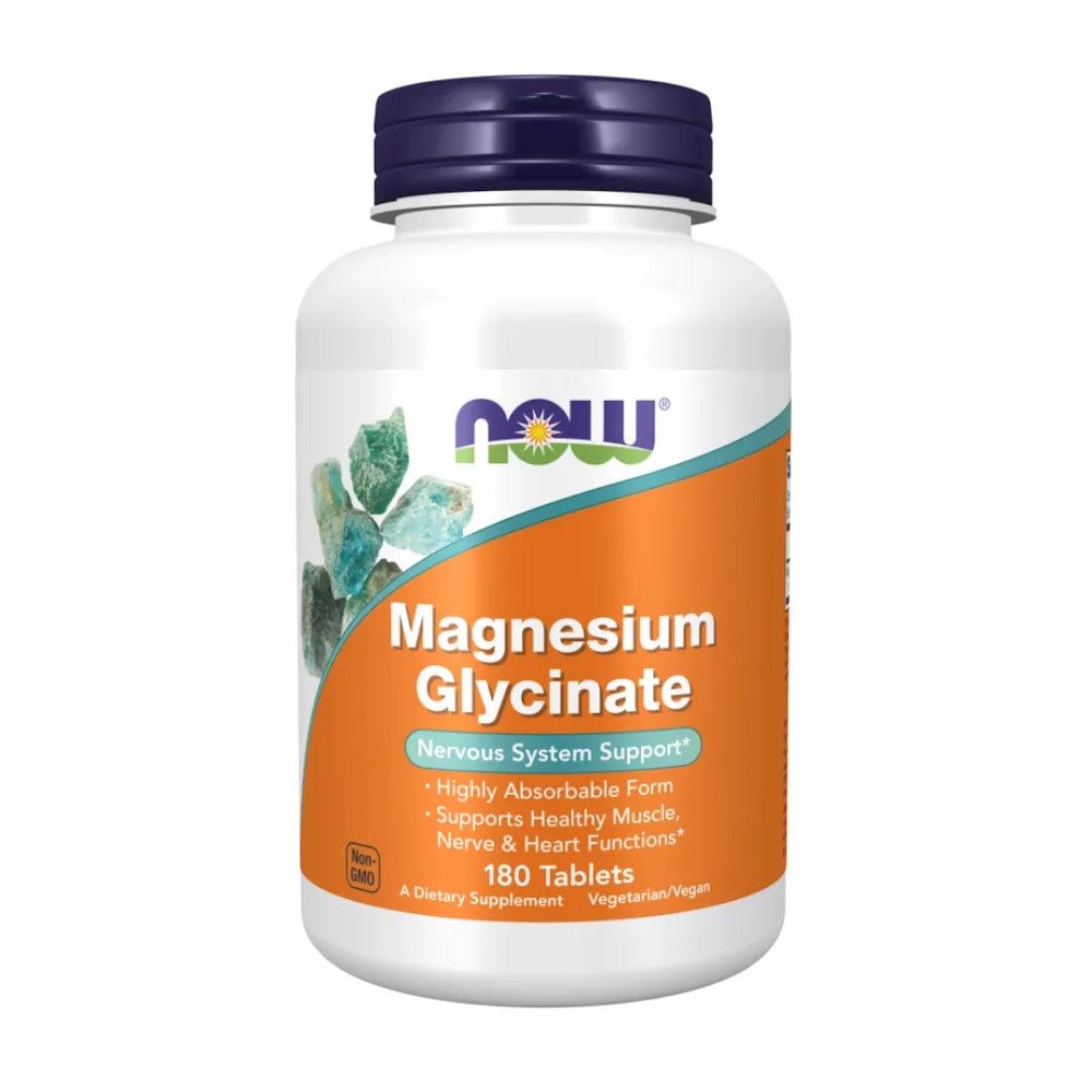NOW Foods Magnesium Glycinate 180 viên