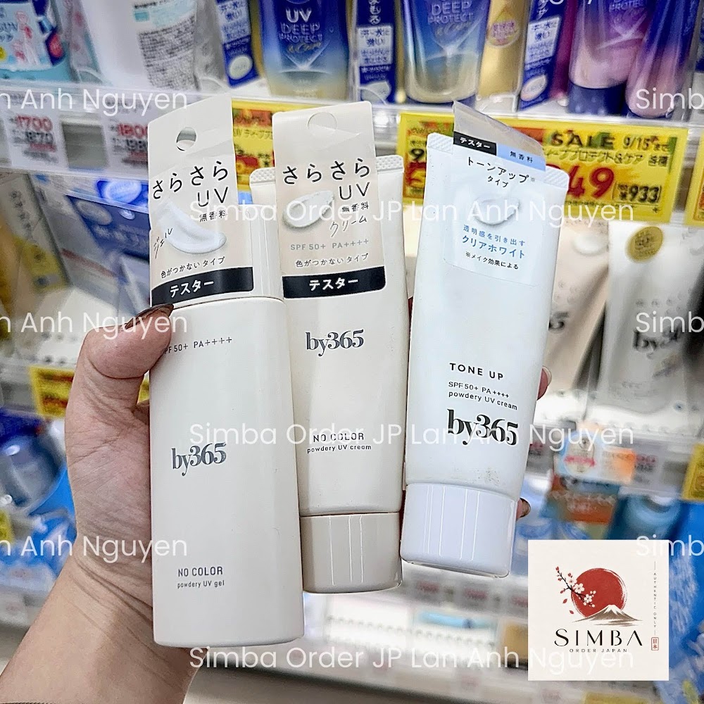 Kem chống nắng by365 SPF50+ PA++++
