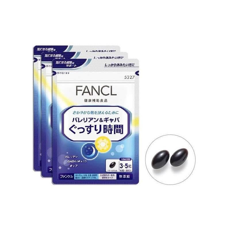 Viên hỗ trợ giấc ngủ của FANCL Nhật – Valerian & GABA