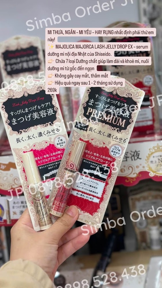 Serum dưỡng mi MAJOLICA MAJORCA Lash Jelly Drop EX