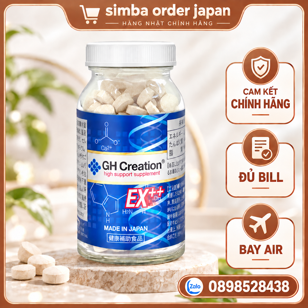 GH Creation EX++ – Viên uống hỗ trợ tăng chiều cao