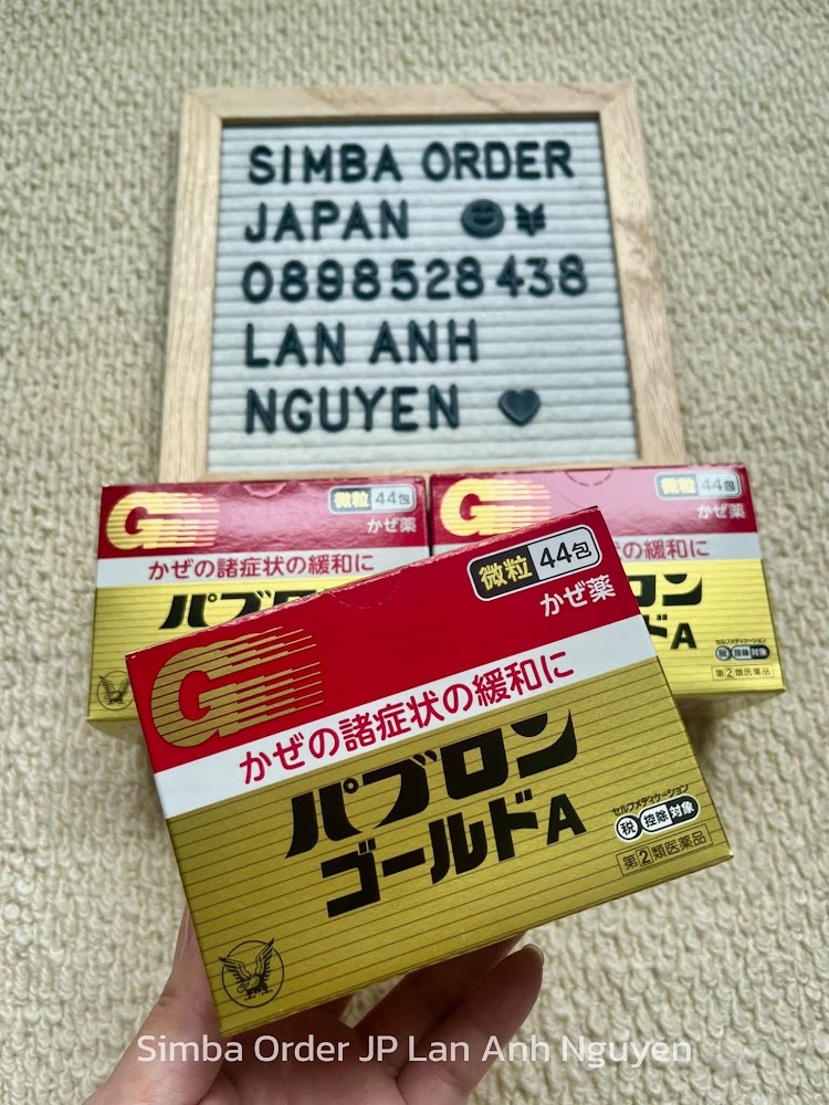 Taisho Pabron Gold A 44 gói – Thuốc cảm tổng hợp Nhật Bản